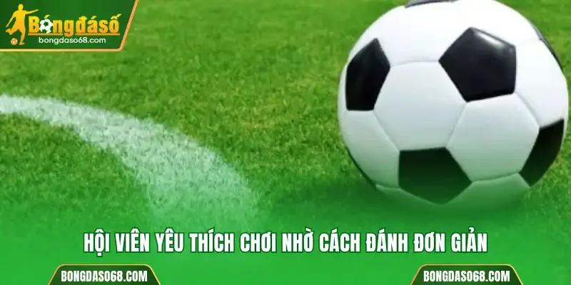 Hội viên yêu thích chơi nhờ cách đánh đơn giản