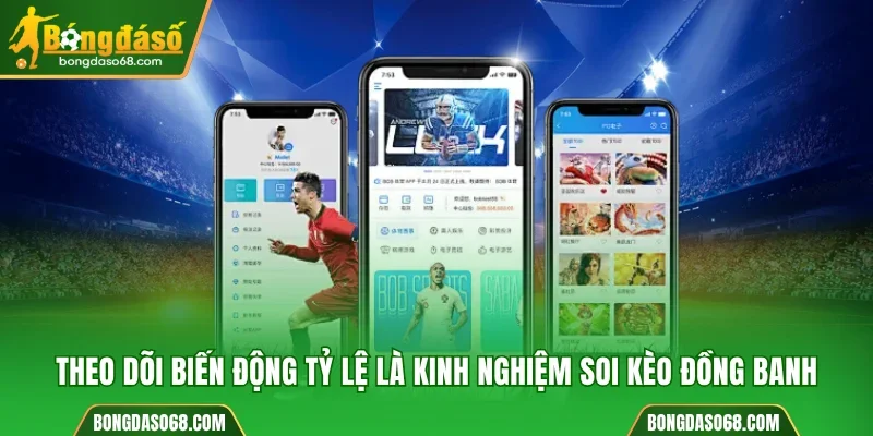 Theo dõi biến động tỷ lệ là kinh nghiệm soi kèo đồng banh