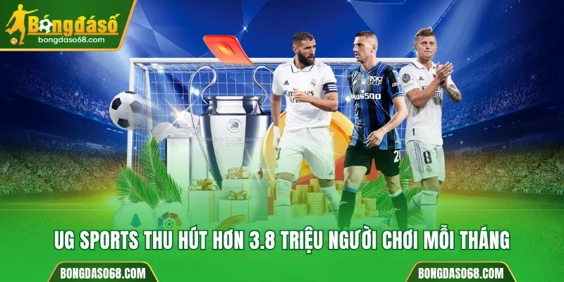 UG Sports thu hút hơn 3.8 triệu người chơi mỗi tháng