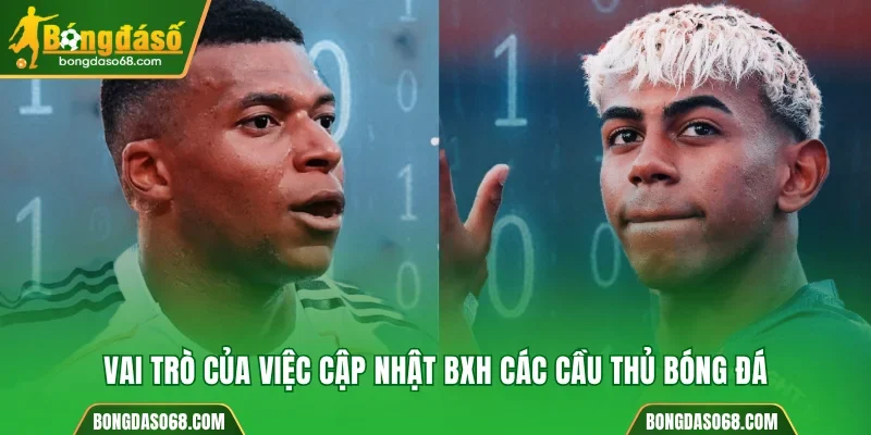 Vai trò của việc cập nhật BXH các cầu thủ bóng đá